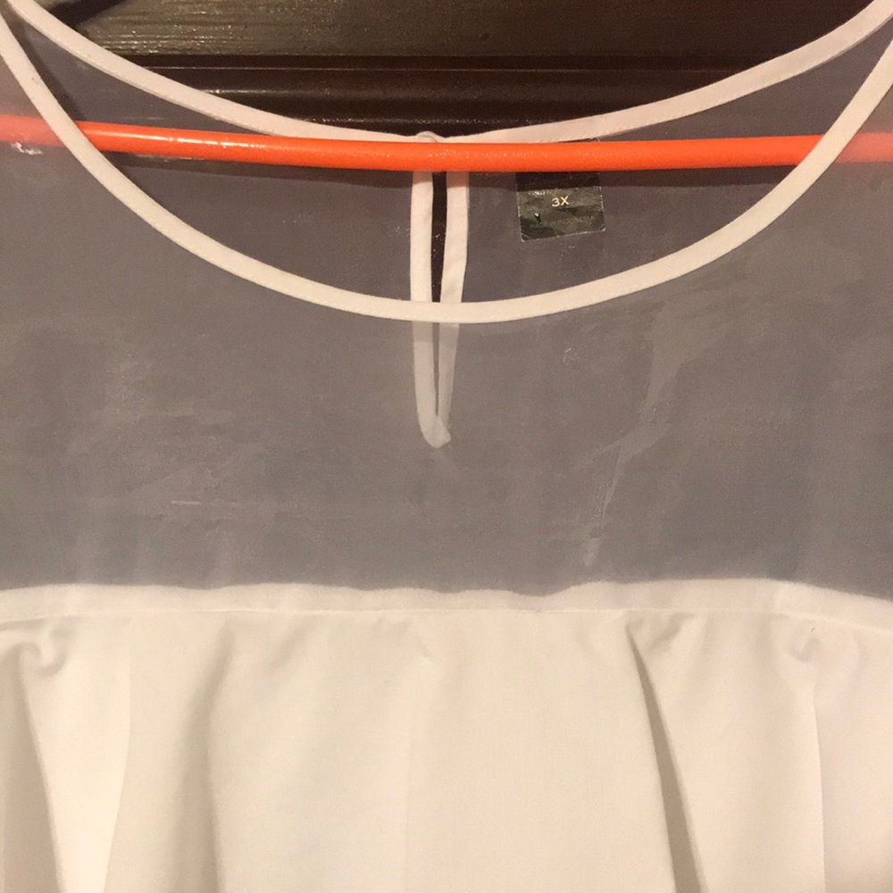 Plus Size Sleeveless Ruffle Top - Picture 3 of 7